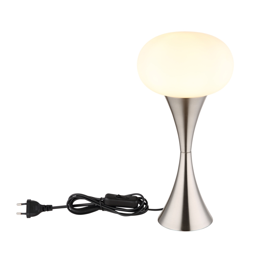 Globo - Tafellamp 1xE14/25W/230V mat chroom