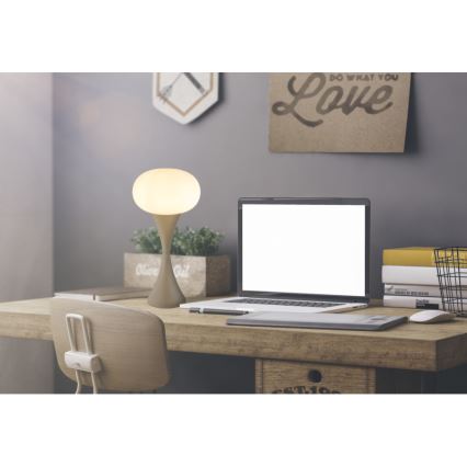 Globo - Tafellamp 1xE14/25W/230V beige