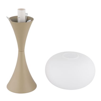 Globo - Tafellamp 1xE14/25W/230V beige