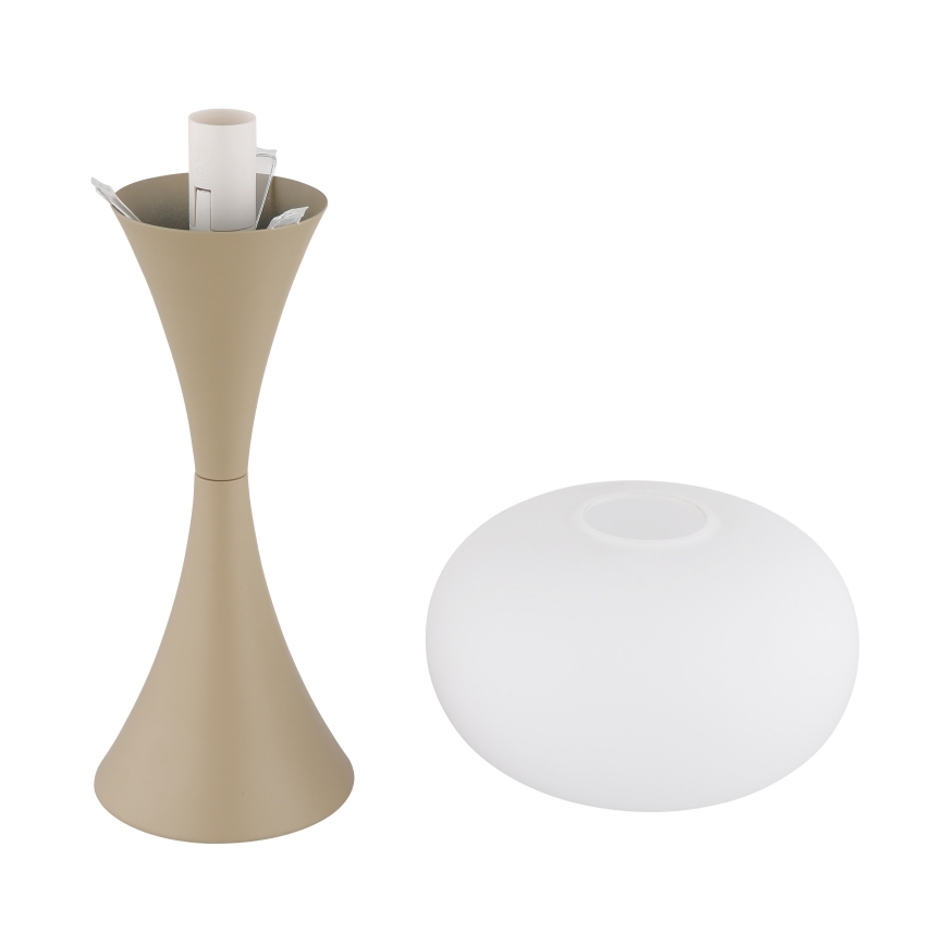 Globo - Tafellamp 1xE14/25W/230V beige