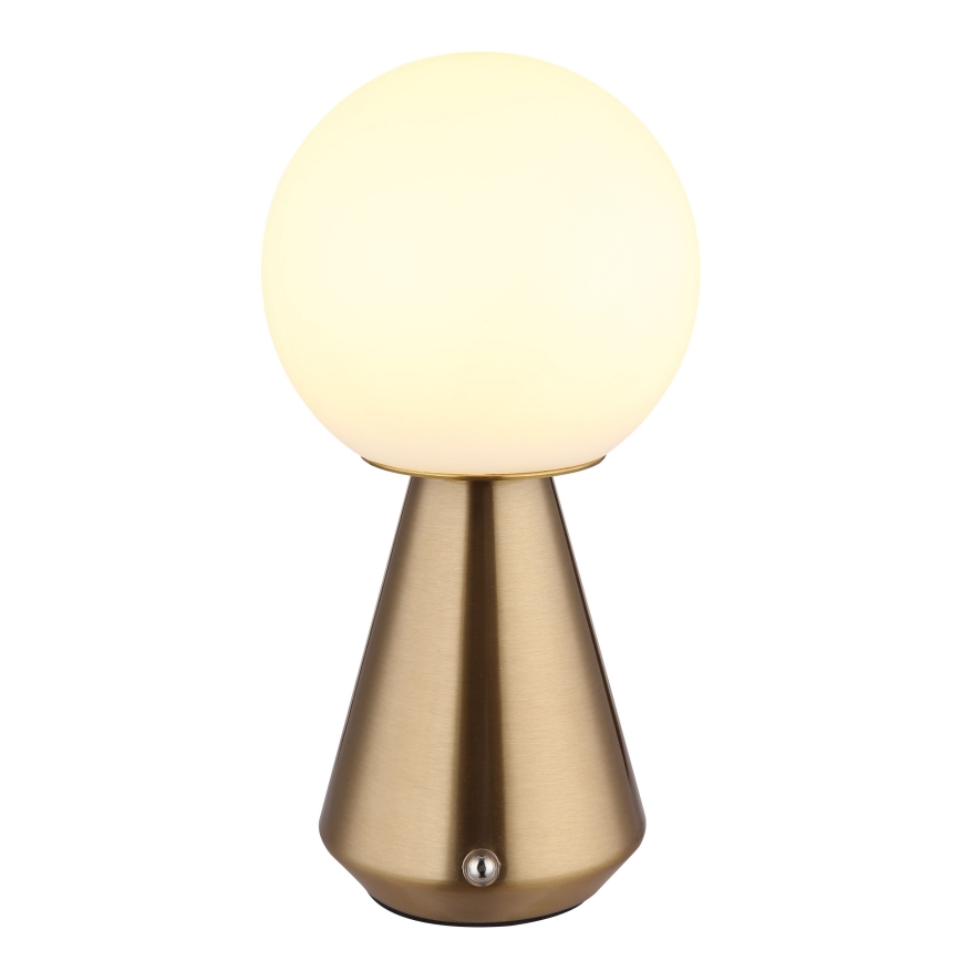 Globo - LED dimbare touch buiten tafellamp LED/1,5W/5V 3000/4500/6500K 1800 mAh IP41 koperkleurig