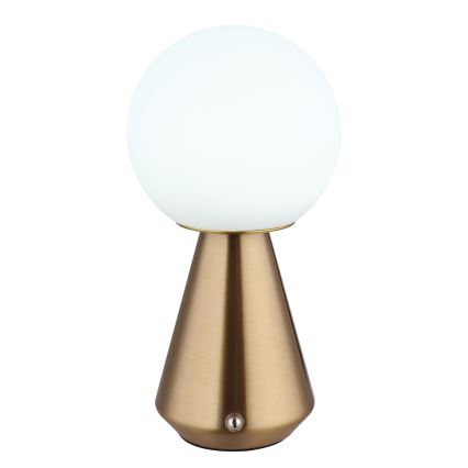 Globo - LED dimbare touch buiten tafellamp LED/1,5W/5V 3000/4500/6500K 1800 mAh IP41 koperkleurig