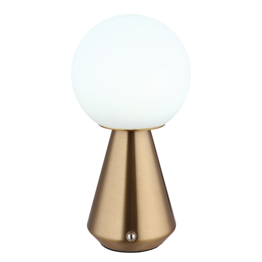 Globo - LED dimbare touch buiten tafellamp LED/1,5W/5V 3000/4500/6500K 1800 mAh IP41 koperkleurig