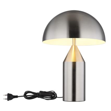Globo - Tafellamp 2xE27/40W/230V mat chroom