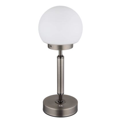 Globo - LED Dimbare oplaadbare touch tafellamp LED/2,5W/5V 1800mAh 2700/4000/6500K antraciet