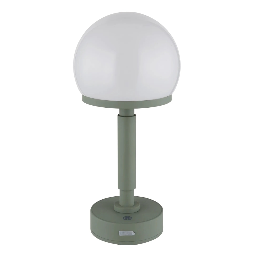 Globo - LED Dimbare oplaadbare touch tafellamp LED/2,5W/5V 1800mAh 2800K groen