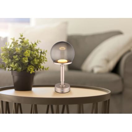 Globo - LED Dimbare oplaadbare touch tafellamp LED/2,5W/5V 1800mAh 2700/4000/6500K Roségoud
