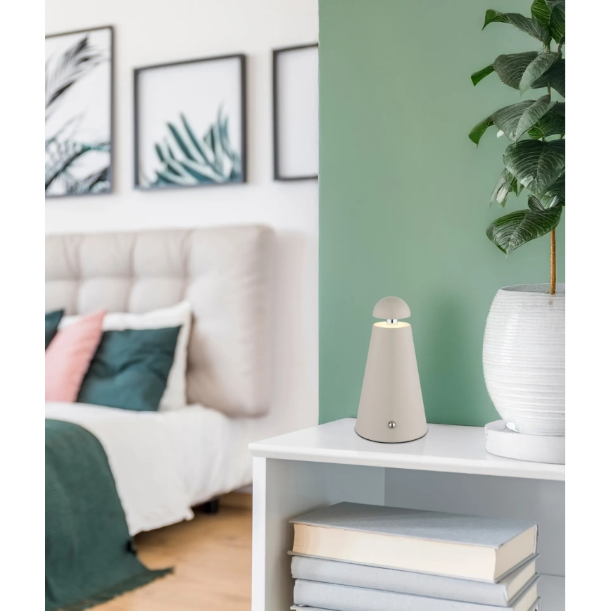 Globo - LED dimbare aanraakgevoelige oplaadbare tafellamp LED/1,2W/5V 1200 mAh 2700/4500/6000K