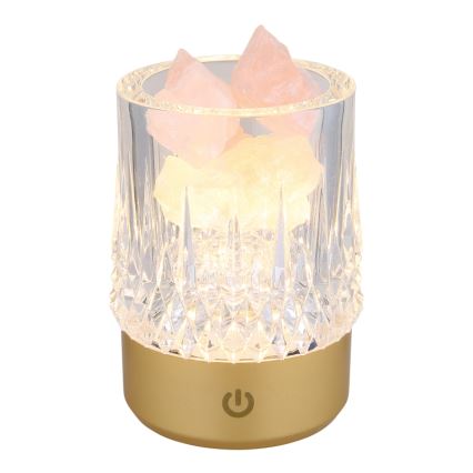 Globo - Dimbaar LED touch tafellampje LED/1W/5V 3000K 1200 mAh goud