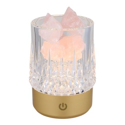 Globo - Dimbaar LED touch tafellampje LED/1W/5V 3000K 1200 mAh goud