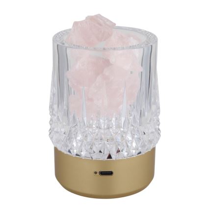 Globo - Dimbaar LED touch tafellampje LED/1W/5V 3000K 1200 mAh goud