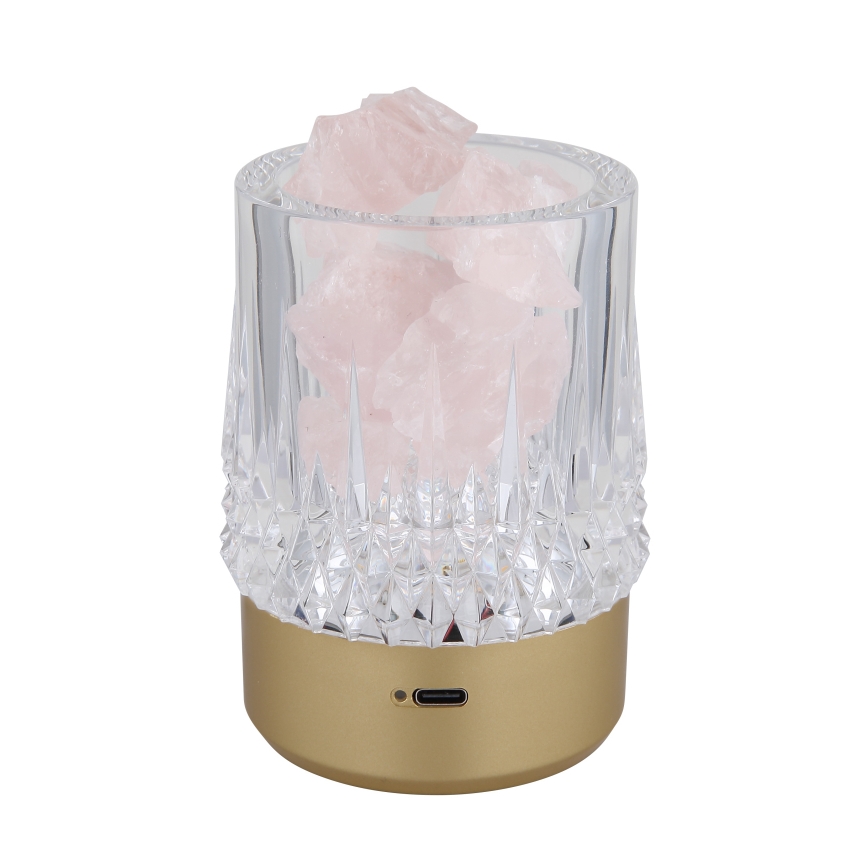 Globo - Dimbaar LED touch tafellampje LED/1W/5V 3000K 1200 mAh goud