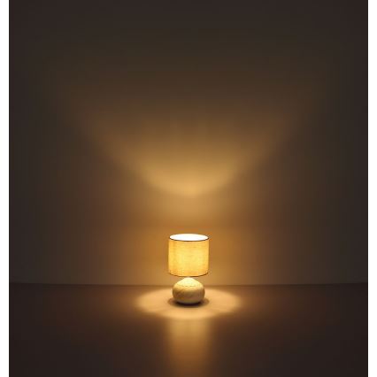 Globo - Tafellamp 1xE14/40W/230V beige/ceramic