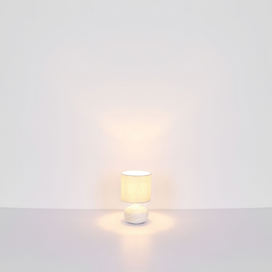 Globo - Tafellamp 1xE14/40W/230V beige/ceramic