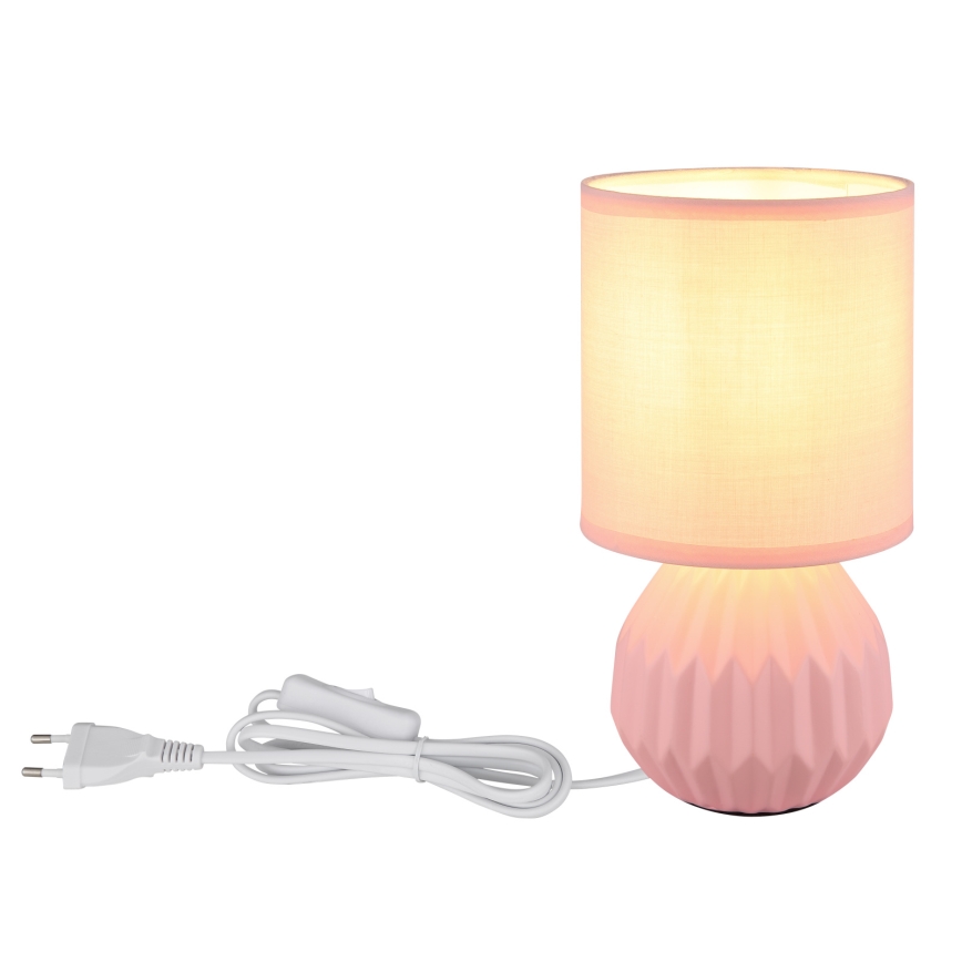 Globo - Tafellamp 1xE14/40W/230V roze