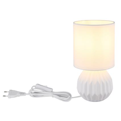 Globo - Tafellamp 1xE14/40W/230V wit