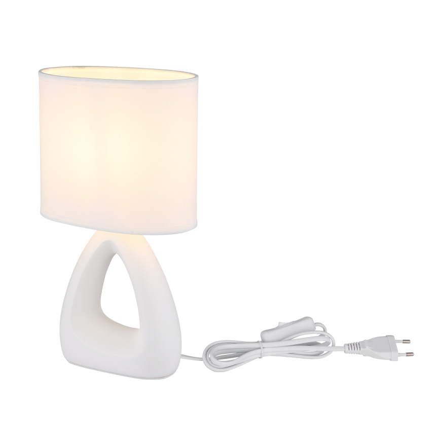Globo - Tafellamp 1xE14/40W/230V wit