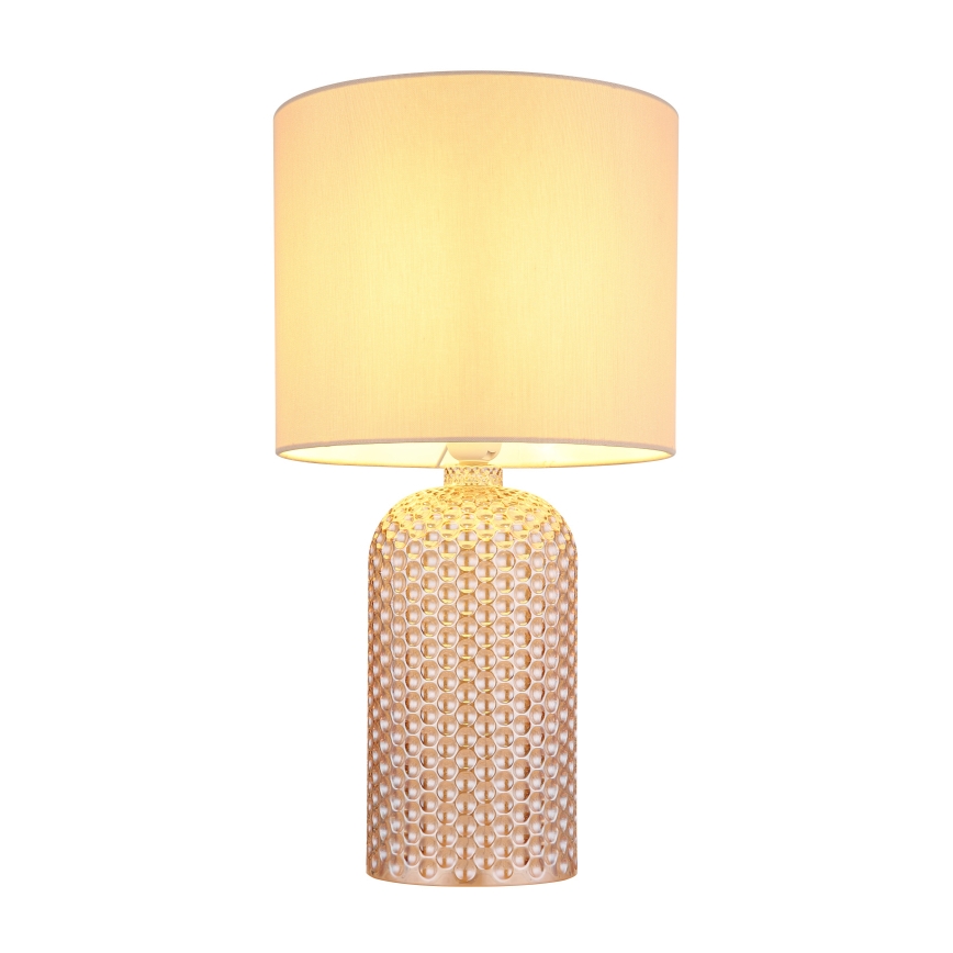 Globo - Tafellamp 1xE27/60W/230V beige