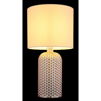 Globo - Tafellamp 1xE27/60W/230V beige