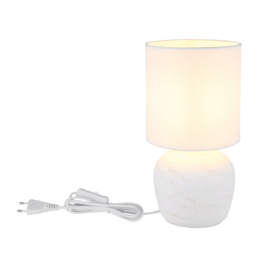 Globo - Tafellamp 1xE14/40W/230V wit