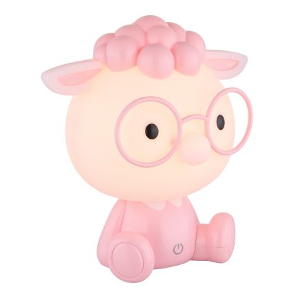 Globo - LED Dimbaar oplaadbaar kinder nacht klein lampje LED/1W/5V 500 mAh roze