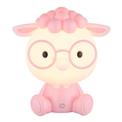Globo - LED Dimbaar oplaadbaar kinder nacht klein lampje LED/1W/5V 500 mAh roze