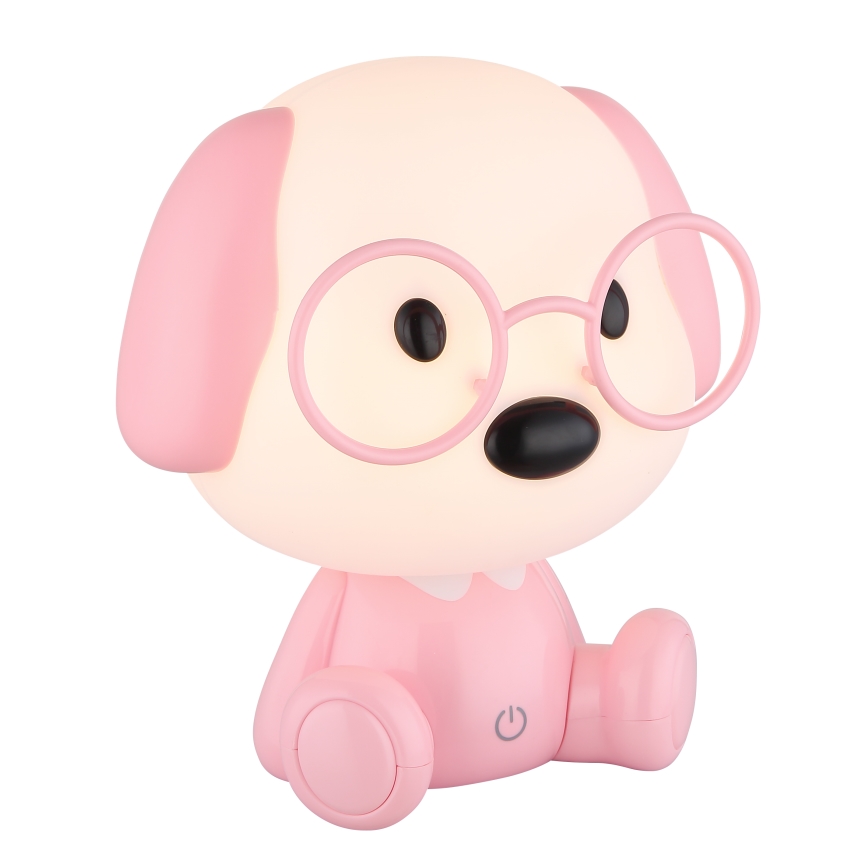 Globo - LED Dimbaar oplaadbaar kinder nacht klein lampje LED/1W/5V 500 mAh roze