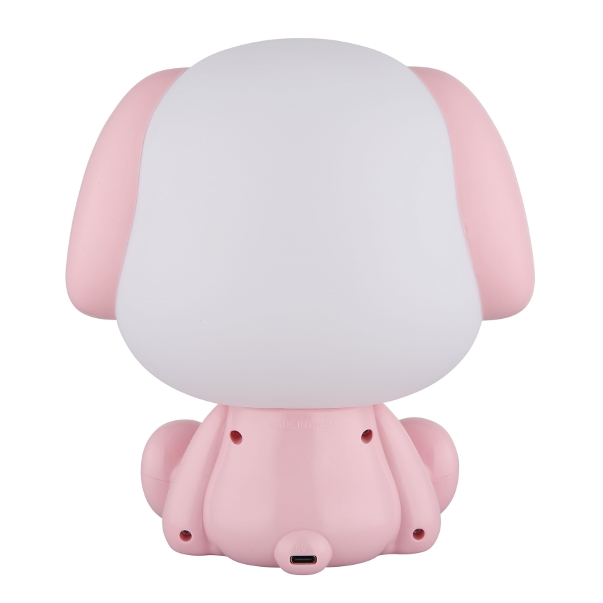 Globo - LED Dimbaar oplaadbaar kinder nacht klein lampje LED/1W/5V 500 mAh roze