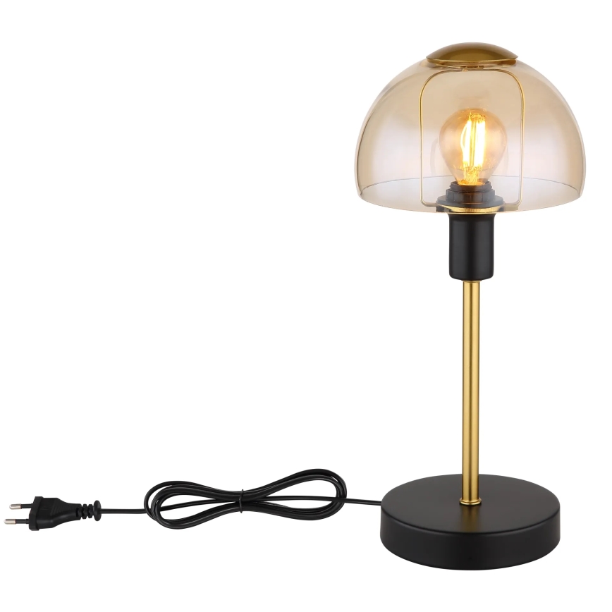 Globo - Tafel aanraken lamp 1xE14/25W/230V zwart/goud