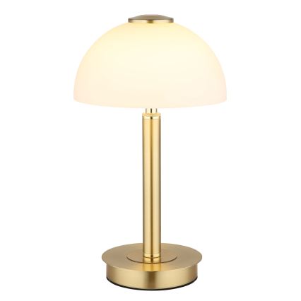 Globo - LED dimbare tafellamp met aanraakschakelaar LED/7W/230V 3000K messing