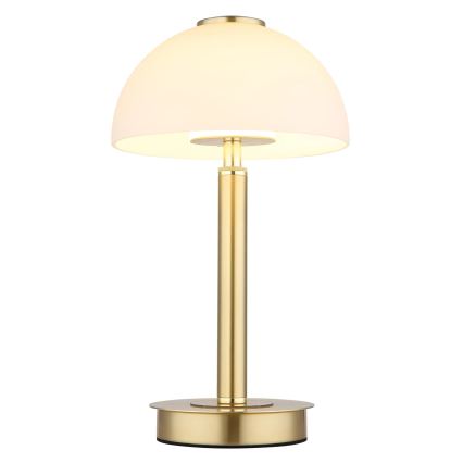 Globo - LED dimbare tafellamp met aanraakschakelaar LED/7W/230V 3000K messing