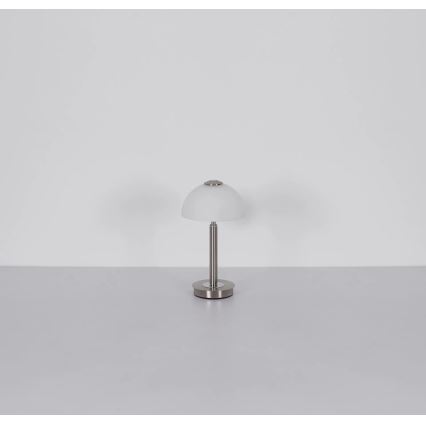 Globo - LED Dimbare touch-tafellamp LED/7W/230V 3000K mat chroom
