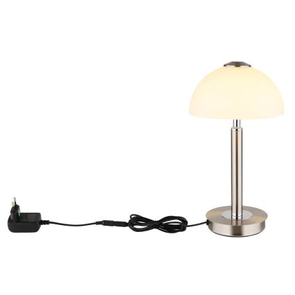 Globo - LED Dimbare touch-tafellamp LED/7W/230V 3000K mat chroom
