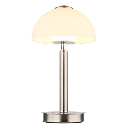 Globo - Dimbare tafellamp met touchbediening LED/7W/230V 3000K mat chroom
