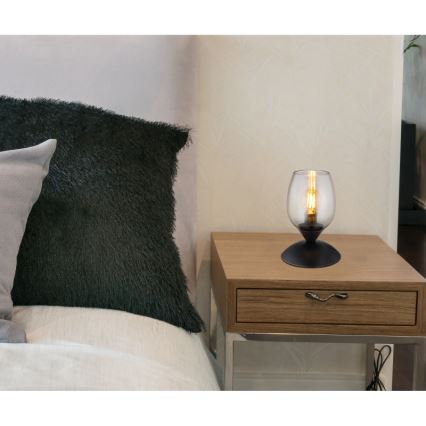 Globo - Tafel aanraken lamp 1xE14/25W/230V zwart