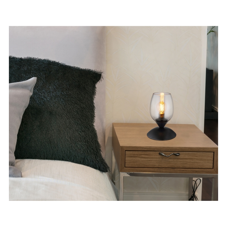 Globo - Tafel aanraken lamp 1xE14/25W/230V zwart