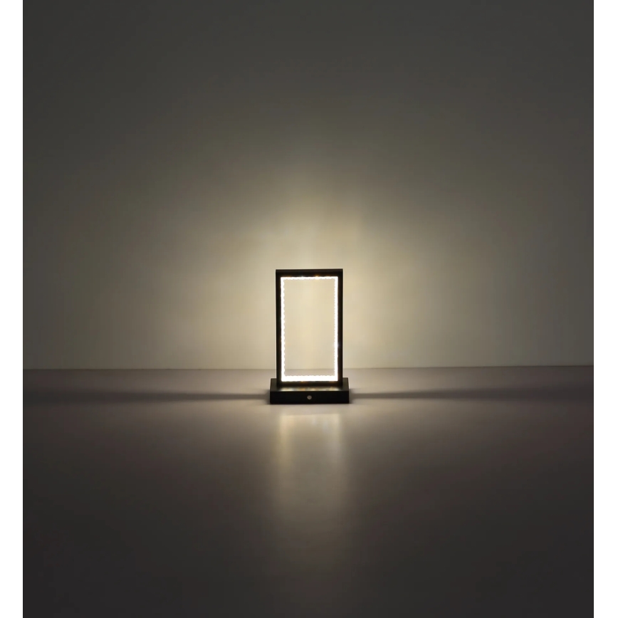 Globo - Dimbaar LED touch tafellampje LED/3W/3,7V 2700K/4000K/6500K 1800 mAh USB zwart
