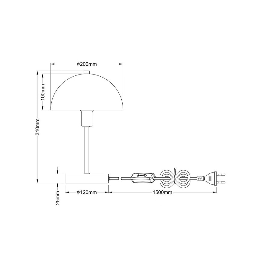 Globo - Tafellamp 1xE14/40W/230V