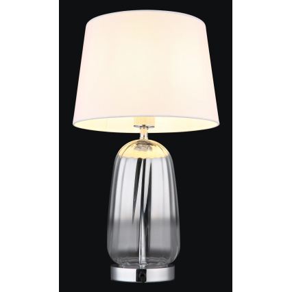 Globo - Tafellamp 1xE27/40W/230V wit/zilver