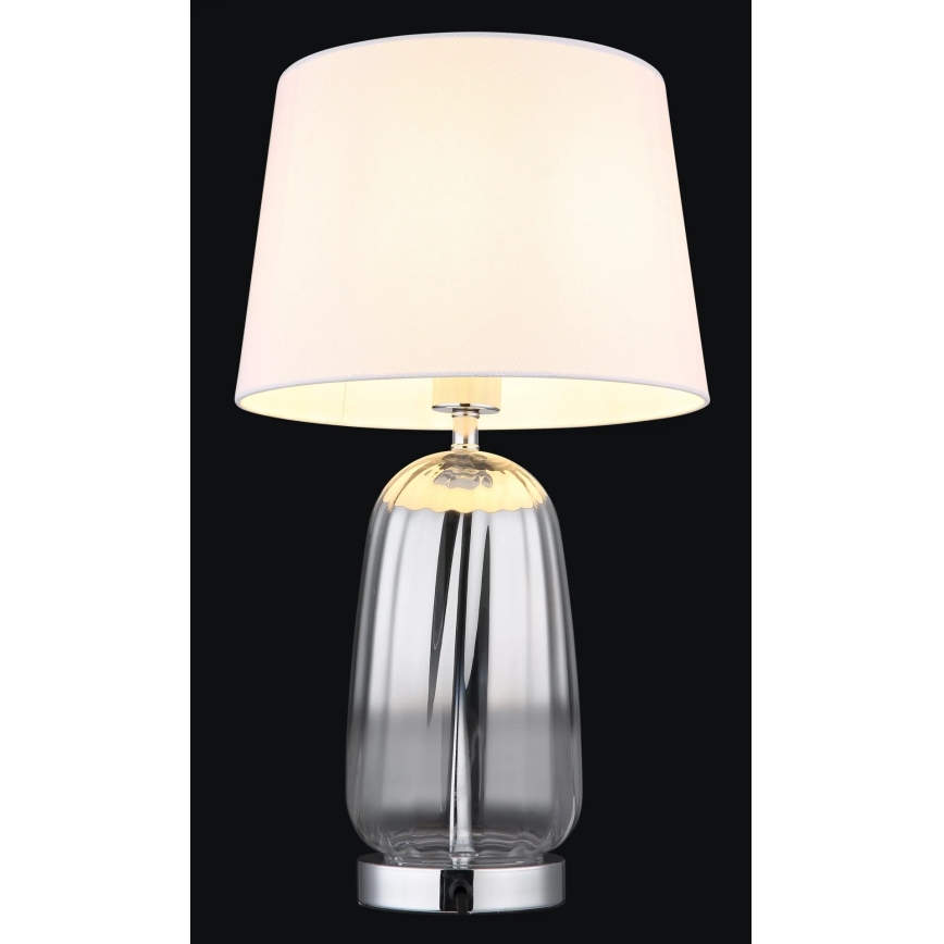 Globo - Tafellamp 1xE27/40W/230V wit/zilver