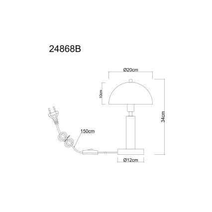 Globo - Tafellamp 1xE14/40W/230V