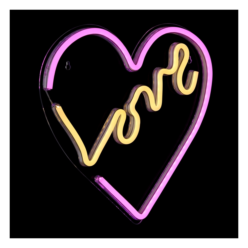 Globo - LED Neon-wanddecoratie LED/3W/USB hart