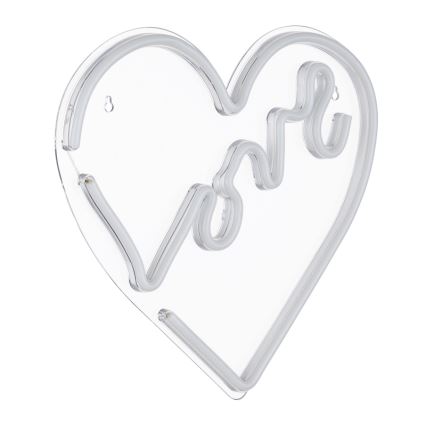 Globo - LED Neon-wanddecoratie LED/3W/USB hart