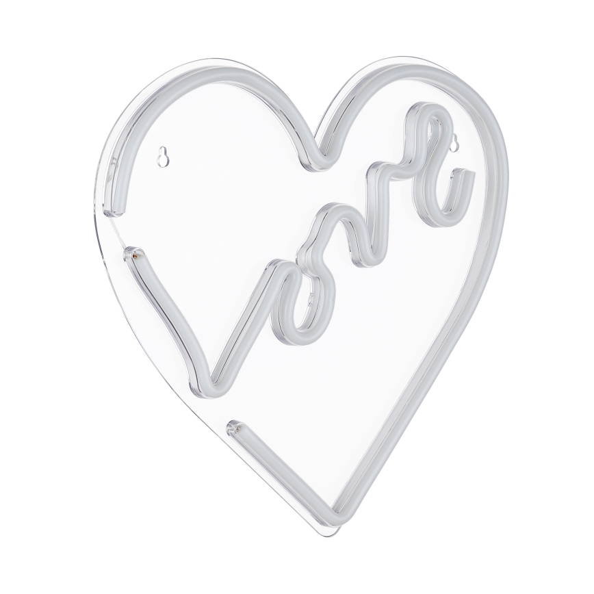 Globo - LED Neon-wanddecoratie LED/3W/USB hart