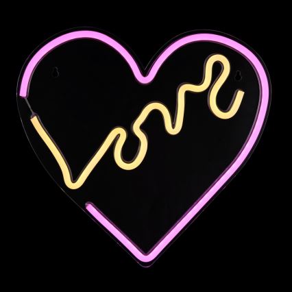 Globo - LED Neon-wanddecoratie LED/3W/USB hart
