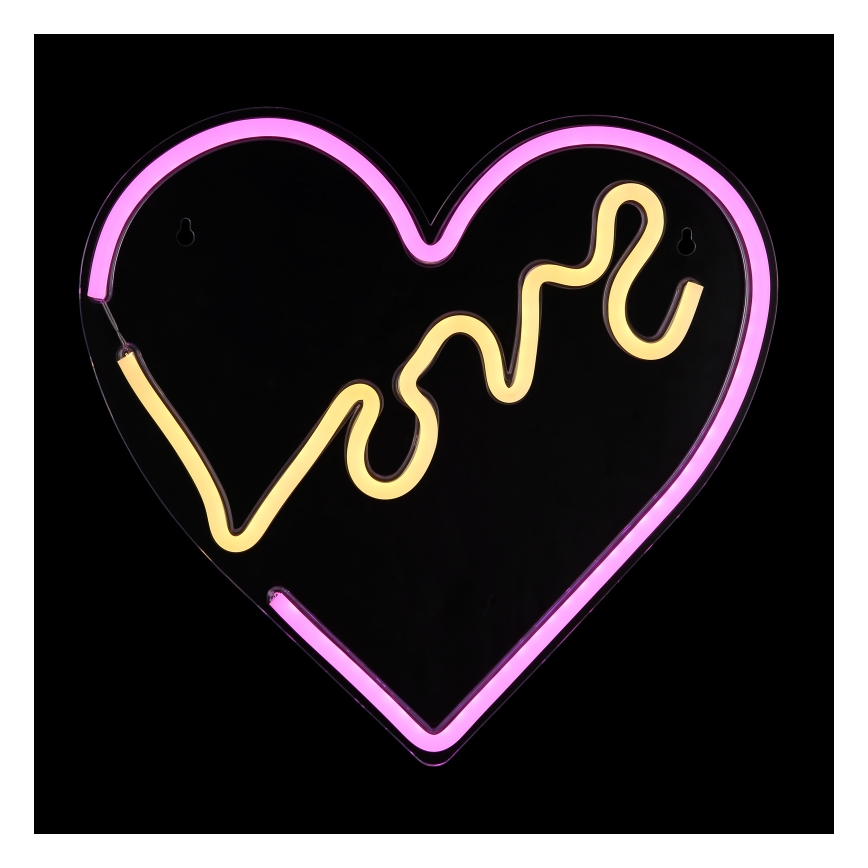Globo - LED Neon-wanddecoratie LED/3W/USB hart