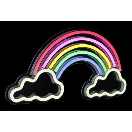 Globo - LED Neon-wanddecoratie LED/3W/USB regenboog
