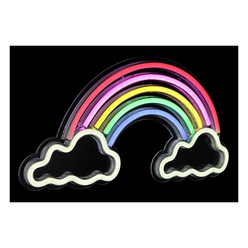 Globo - LED Neon-wanddecoratie LED/3W/USB regenboog