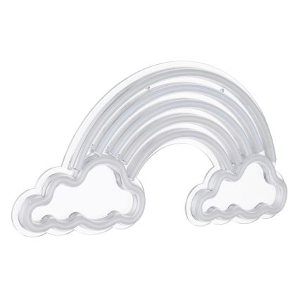 Globo - LED Neon-wanddecoratie LED/3W/USB regenboog