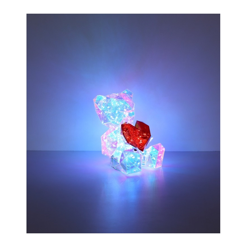 Globo - LED Dimbaar oplaadbaar tafel decoratie LED/3W/5V 1200 mAh beer